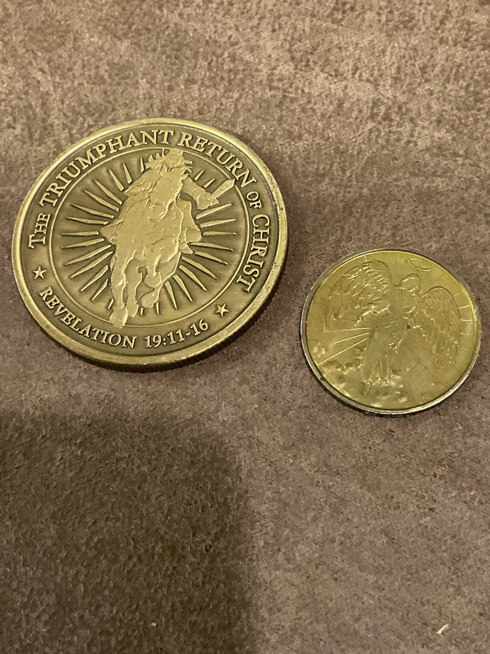 2 Collectible Religious Coins